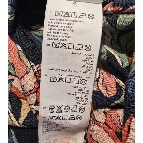 Billabong Mini Sundress XS Floral Coastal Pockets Boho Tropical Bloomcore Flowy - Picture 13 of 16